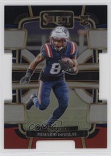 2023 Panini Select Concourse Black & Red Prizm Die-Cut Demario Douglas #68 1o8k