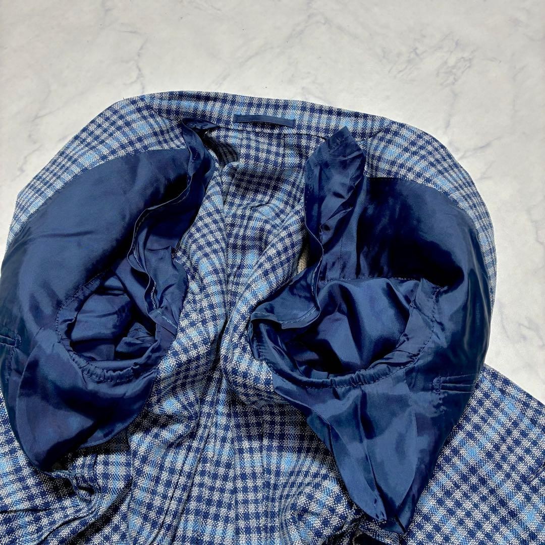 Ring Jacket Setup Suit Jacket Wool Silk Linen Che… - image 17