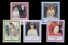 FR6933 - 1986 Seychelles 60e anniversaire de la Reine Élisabeth II