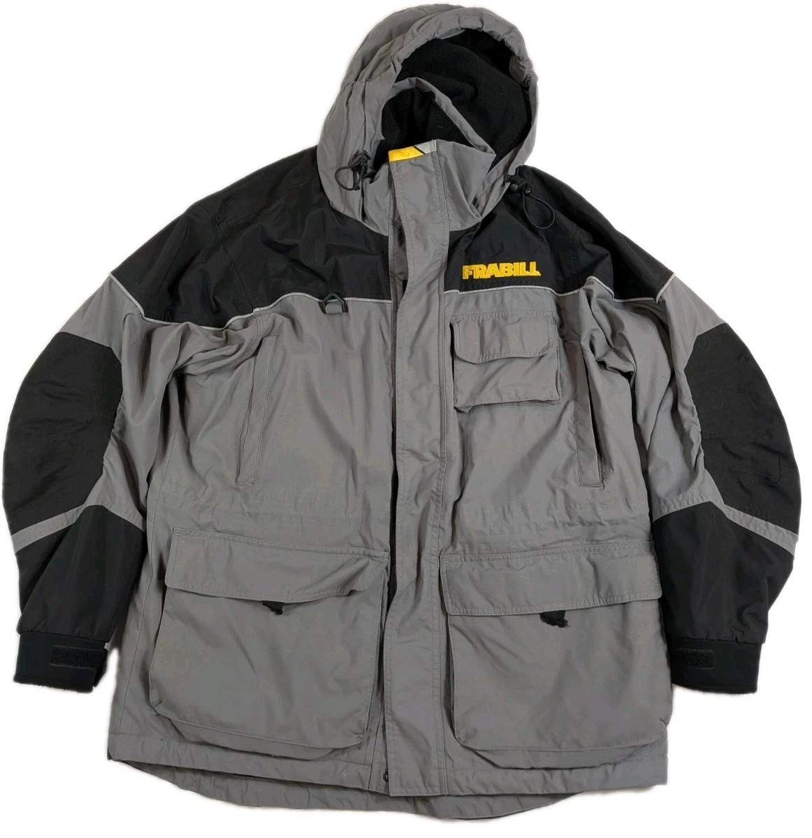 Veste Frabill Pêche Homme XL - Gris/noir - Polaire Coupe-vent - Occasion