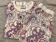 Tea Collection Girls 2piece Pajamas Size 10 Fun Floral Print NWOT
