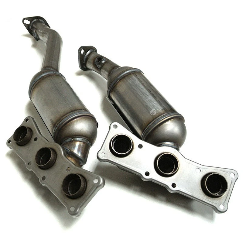 2007-2012 BMW 328i 3.0L Manifold Catalytic Converter 2 PIECES PAIR 503106-503107 - Image 2 of 4
