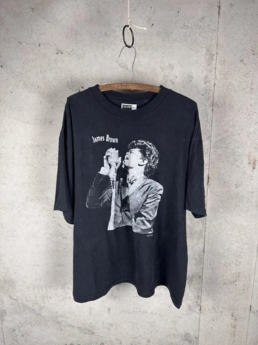 90s James Brown Iconic R&B Soul Funk Black Band Grap 1990s vintage concert t-shirt, vintage, size XXL, single stitch, B+ condition