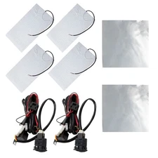 seats carbon Fiber Heated Seat Heater Pad Kit Car Cushion Switch 12V New