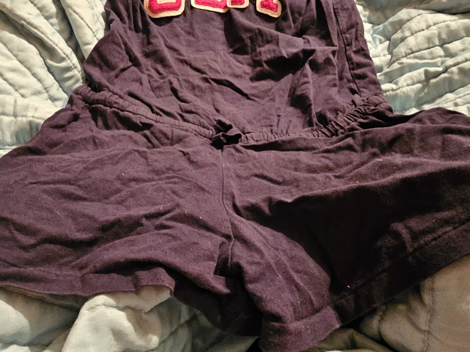 Girls Boys Unisex Ralph Lauren OLYMPIC 2012 NAVY BLUE ROMPER SHORT Sz 7 Small