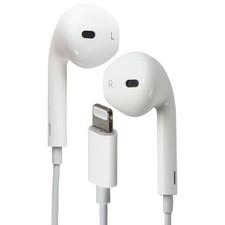 Apple EarPods with  8-Pin Connector with Microphone - White (MMTN2AM/A)