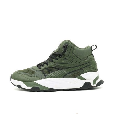 PUMA Herren Trailfox Mid Sneaker EU 42.5 Olivgrün 392327-02 Leder, Mesh