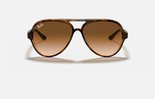 New Ray-Ban Cats 5000 Classic Light Havana Light Brown Gradient 59 mm Sunglasses