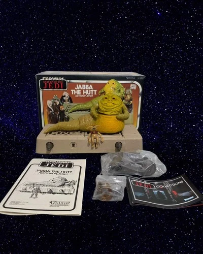 Vintage Star Wars Jabba the Hutt ROTJ Action Playset 1983 Kenner w/ Box