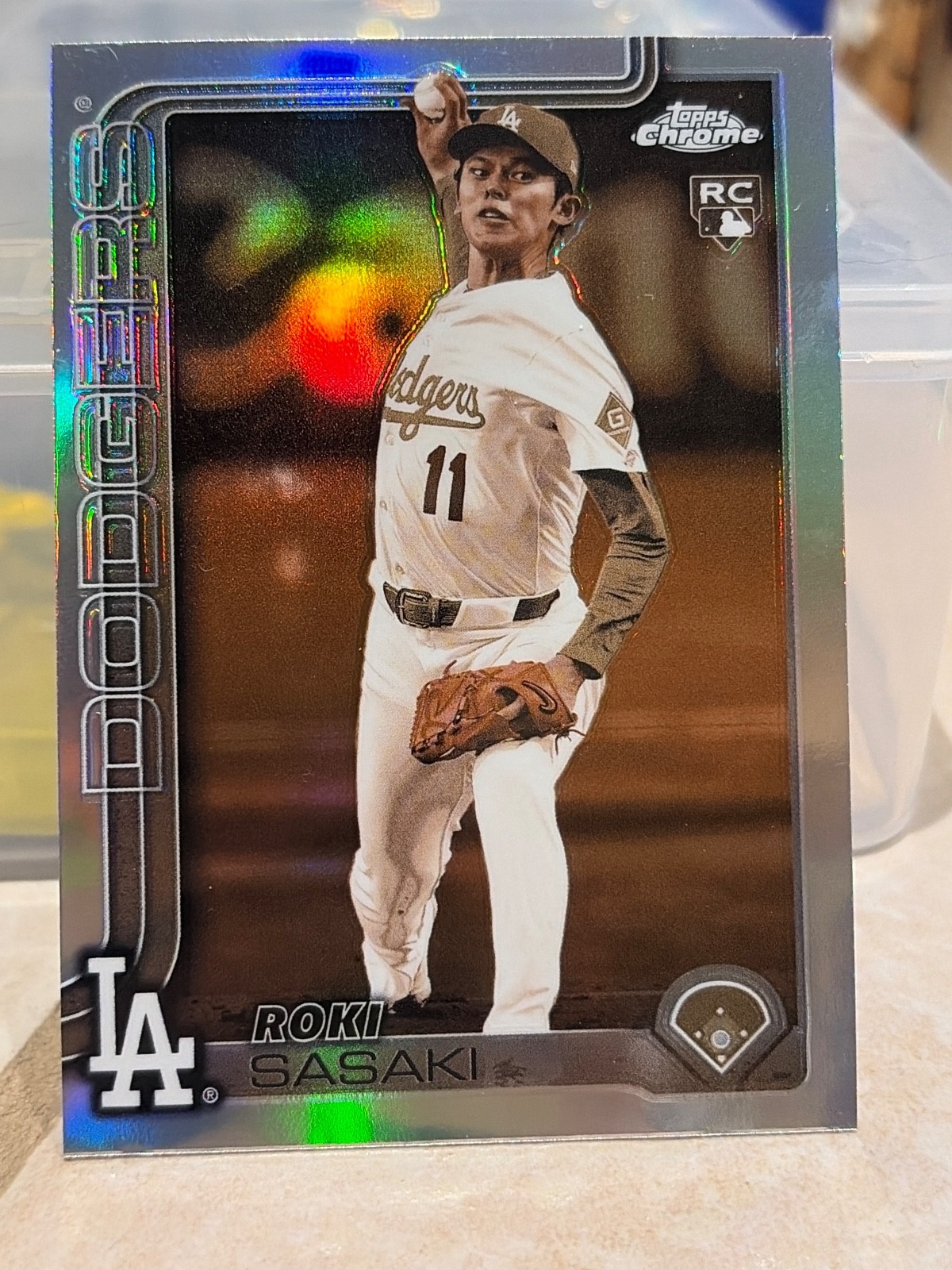 Roki Sasaki 2025 Topps Chrome #217 Sepia Refractor Price Guide
