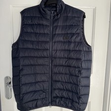 Gilet trapuntato Barbour International blu. Medium 