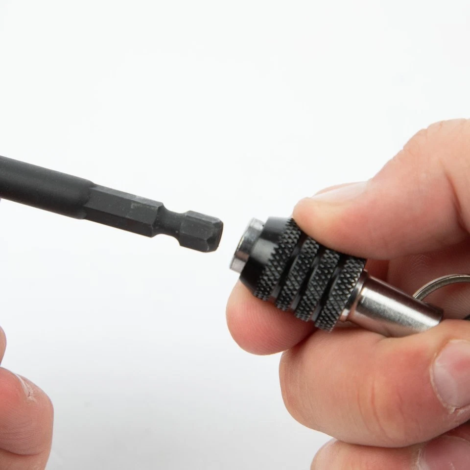 CK Vorteck 1/4in. Hex Quick lock bit holder Carabiner - T4575 - Image 2 of 4