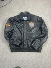 Vintage Nokia Sugar Bowl 2000 Mens XL Leather Jacket