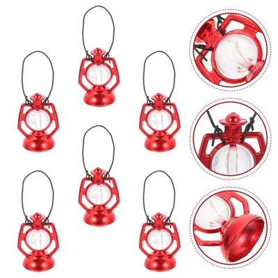 6 Pcs Puppenhaus Kerosinlampe Miniatur-Öllampe Miniatur-Lampendekor