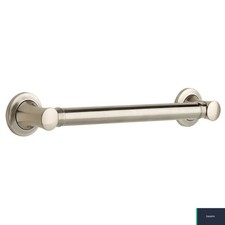 Shower Grab Bar 16 Inch Brushed Nickel Stainless Steel 500 lb ADA