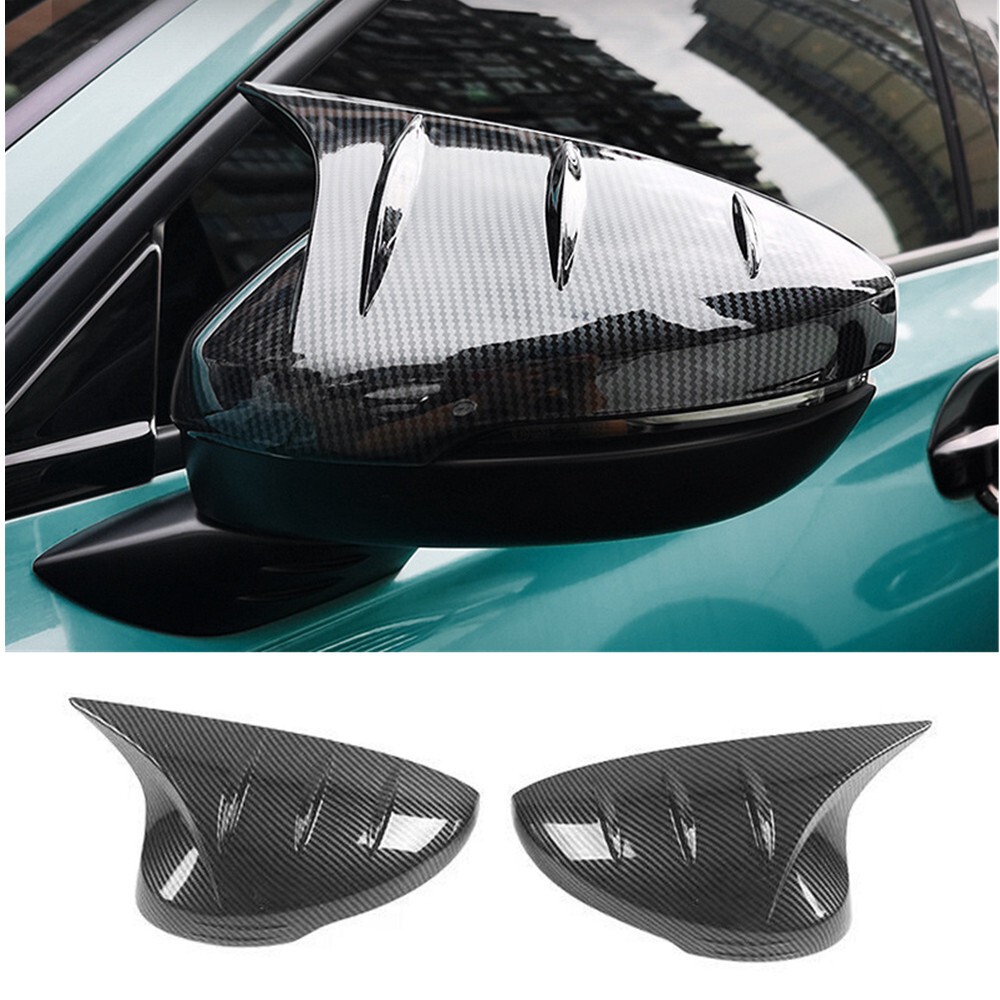 ABS Plastic Rearview Side Mirror Cover Trim With Signal For Honda Civic 2022-25
