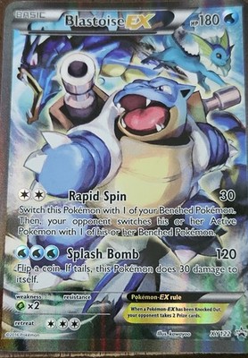 Pokémon TCG Blastoise EX XY122 XY Promo Holo English 2016 HP 180
