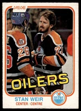 1981-82 O-Pee-Chee Stan Weir Edmonton Oilers #124