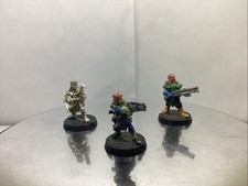 Necromunda HOUSE CAWDOR GANGERS x3 metal OOP CM32825