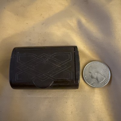 Vintage Bakelite Snuffbox Art Deco Design