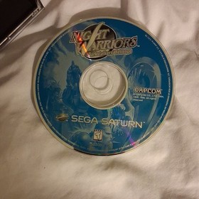 vtg Capcom Night Warriors Darkstalkers Revenge Sega Saturn Case,Manual, Disc, 96