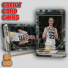 Caitlin Clark: Donruss Floating Hearts 12 |  Credit Card Skin/Sticker  |  2 Pack