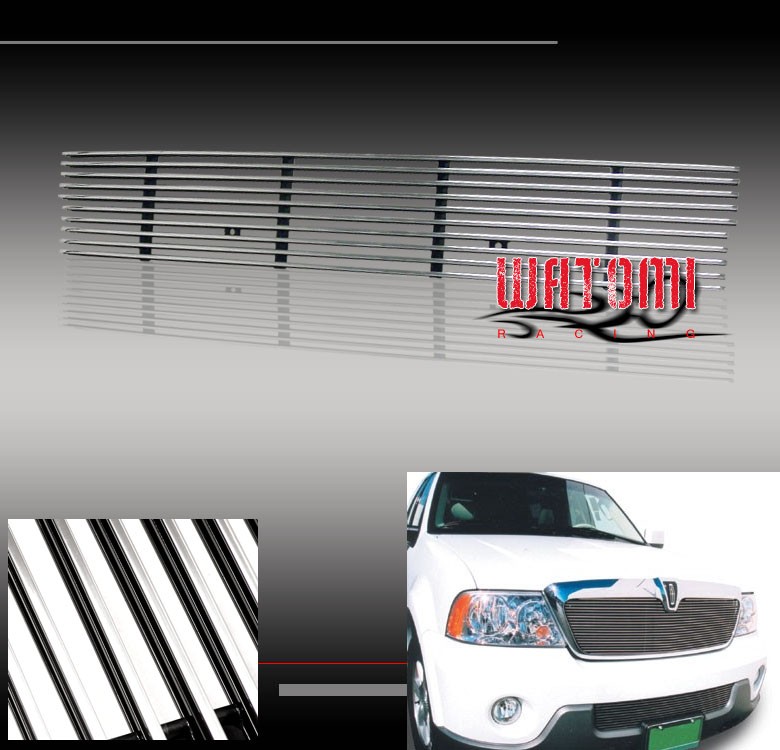 03-04 LINCOLN NAVIGATOR BUMPER LOWER BILLET GRILLE GRILL INSERT HORIZONTAL BAR