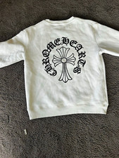 Chrome Hearts Herren Pullover S Weiß Rundhal...