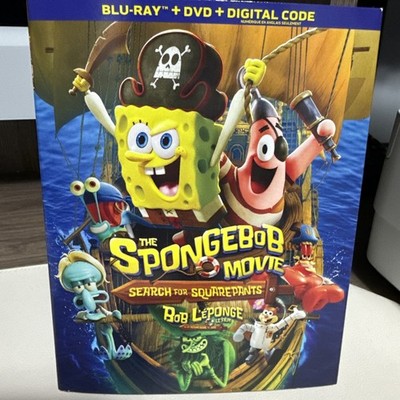 The SpongeBob Movie: Search for SquarePants (Blu-Ray + DVD) With Slipcover