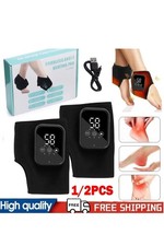 2PCS Electric Foot Ankle Massager Pain Relief 3 Modes Vibration Hot Compress