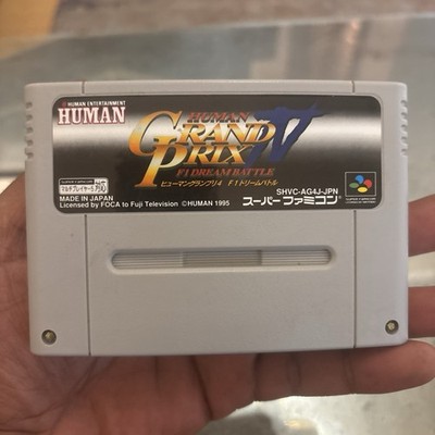 Human Grand Prix IV F1 Dream Battle Racing Super Famicom SNES Japan - SK5769