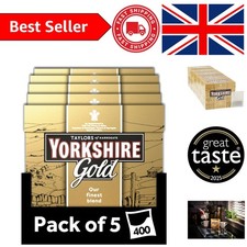 Glorious Gold Black Tea - 400 Tea Bags for Ultimate Relaxation - Vegetarian 0.07 per strip