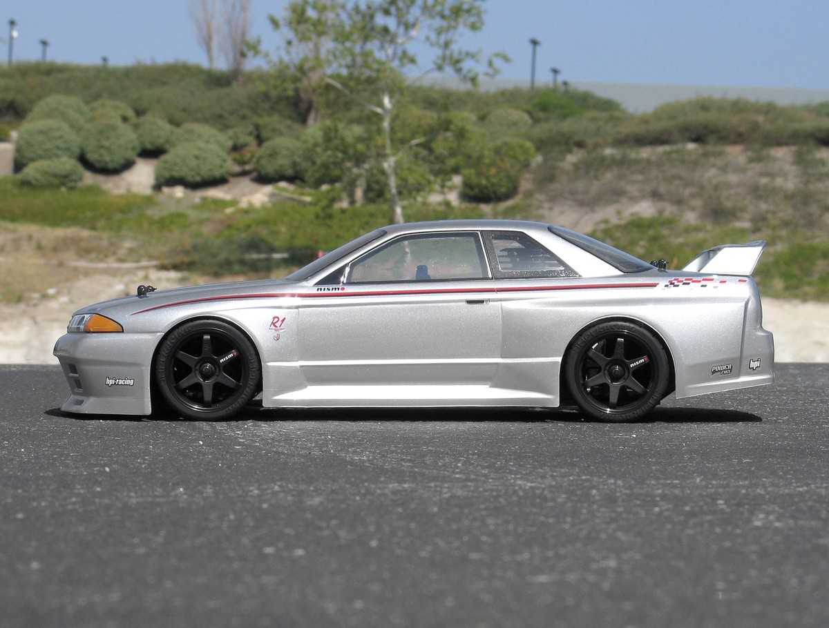 HPI 1/10 RC Car BODY Shell NISSAN R32 GT-R CLEAR- UNPAINTED #17515