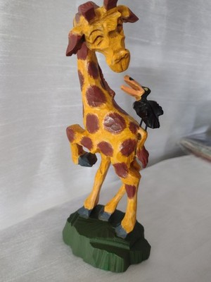 David Frykman Collection, Gone Native 9'' Giraffe And Crow