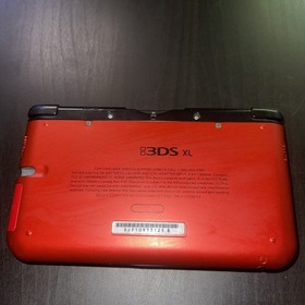 Nintendo 3DS XL Red Black USA TESTED WORKING SPR-001 Read Description 👀