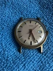 Vtg Timex Mercury 1976 Watch Men 35mm Gold Tone Date Manual  Running