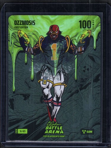 2026 Bo Jackson Battle Arena - Ozzmosis - Ozzie Albies #SL-123 Slime Battelfoil