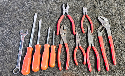 Lot of 11 MAC Tools Pliers Screwdrivers Wrenches