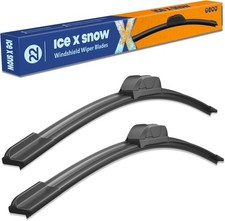22" 22" Silicone Windshield Wiper Blades Oem Quality Premium All Seasons Wipe...