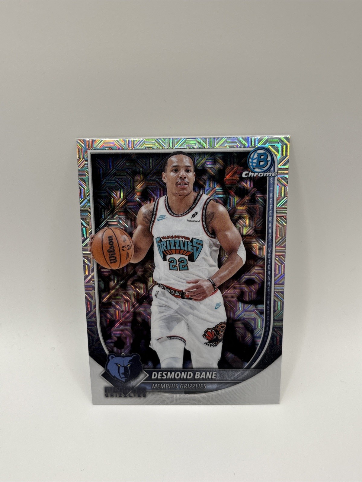 2025 Bowman Chrome Desmond Bane Refractor #BCV-138 Memphis Grizzlies Nba￼