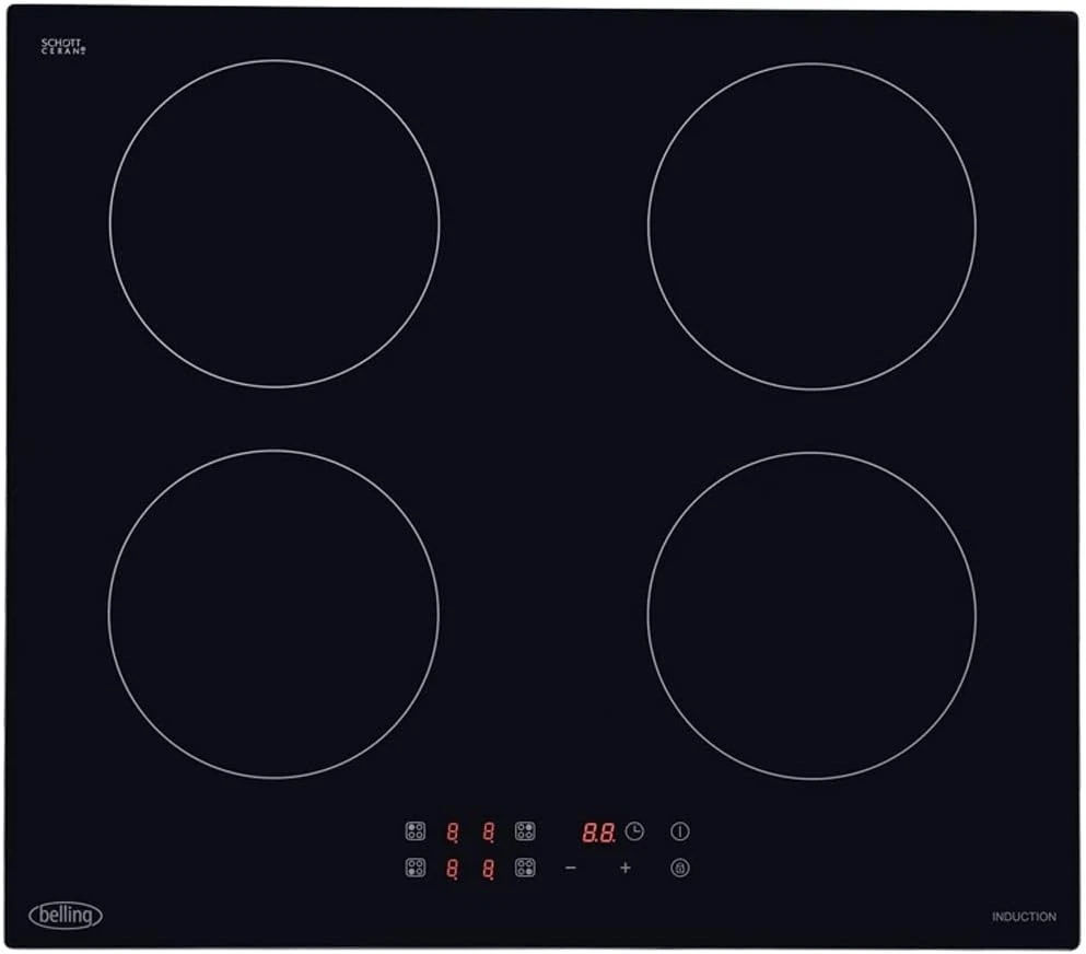 Belling IHT6013BLK 60cm Induction Hob | 4 Zone Hob | Touch Controls - Black
Opens in a new window or