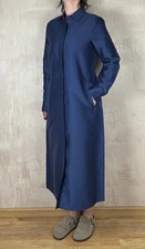 COS Blue Long Sleeve Women's Midi Shirt Dress Size 38