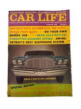 Car Life Magazine February 1960 Vintage Auto Magazine De Soto Supplement Vespa A
