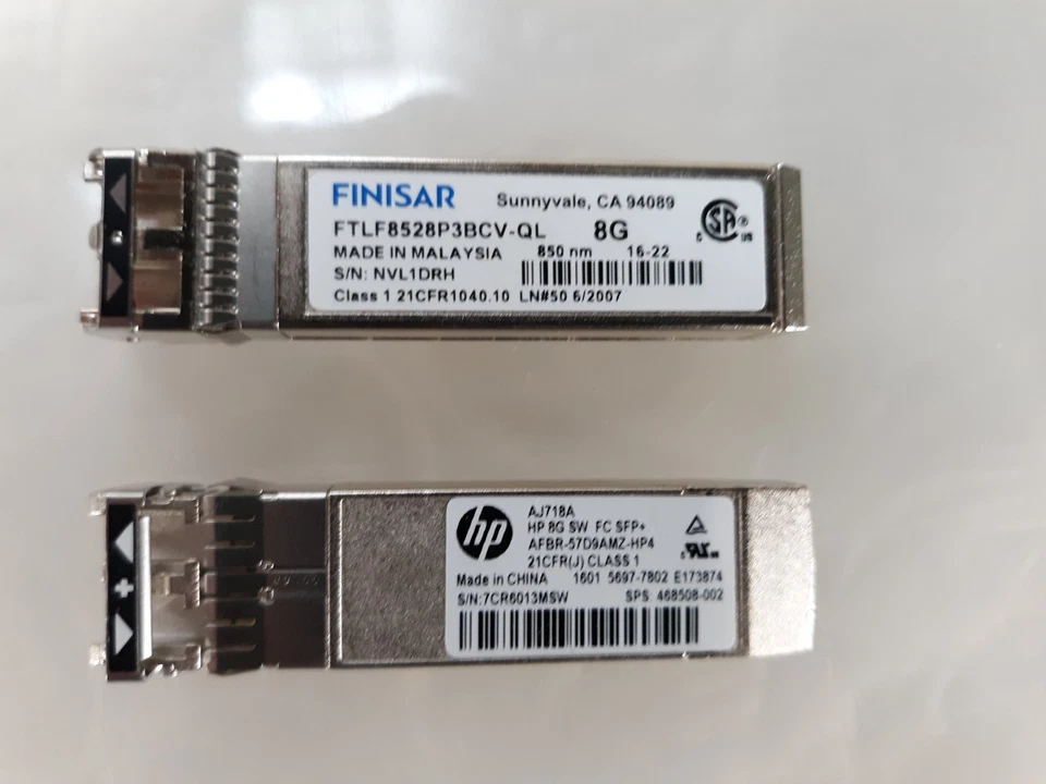 Lote de 15 adaptadores de bus host de doble puerto Qlogic QLE2562-HP 8Gbps con 2x transceptores Foto 3 de 4