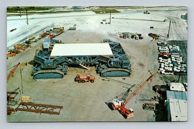 Aerial View Crawler-Transporter #1 Kennedy Space Center Vintage Postcard