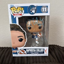 NAPHEESA COLLIER SIGNED FUNKO POP #11 With COA AUTOGRAPH WNBA LYNX