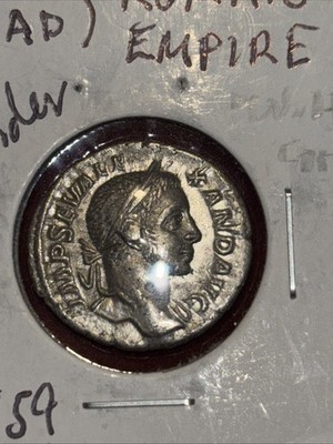 Roman Empire Severus Alexander Silver Denarius 222-235 AD Ancient Roman Coin