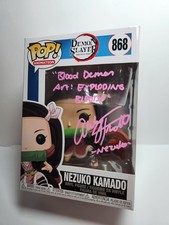 Nezuko Kamado #868 Signed Abby Trott PSA Quote Auto w/Acrylic Protector
