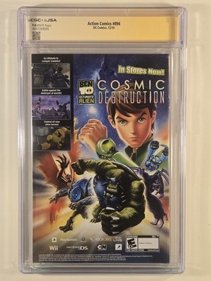 Action Comics #894 CGC 9.8 1st Death signed David Finch 2010 DC