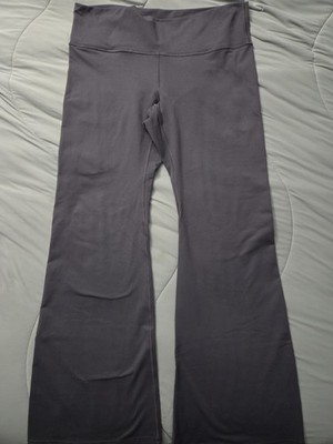 Fabletics Gray Define Powerhold High Waisted Flare Pant XXL-1X Secret Pocket